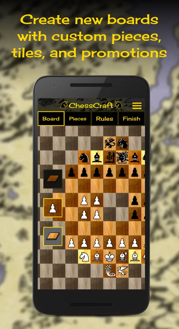 Στιγμιότυπο από το παιχνίδι ChessCraft
